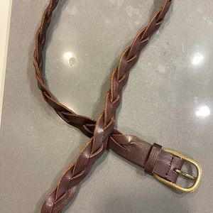 Gap Braided Leather Brown Belt